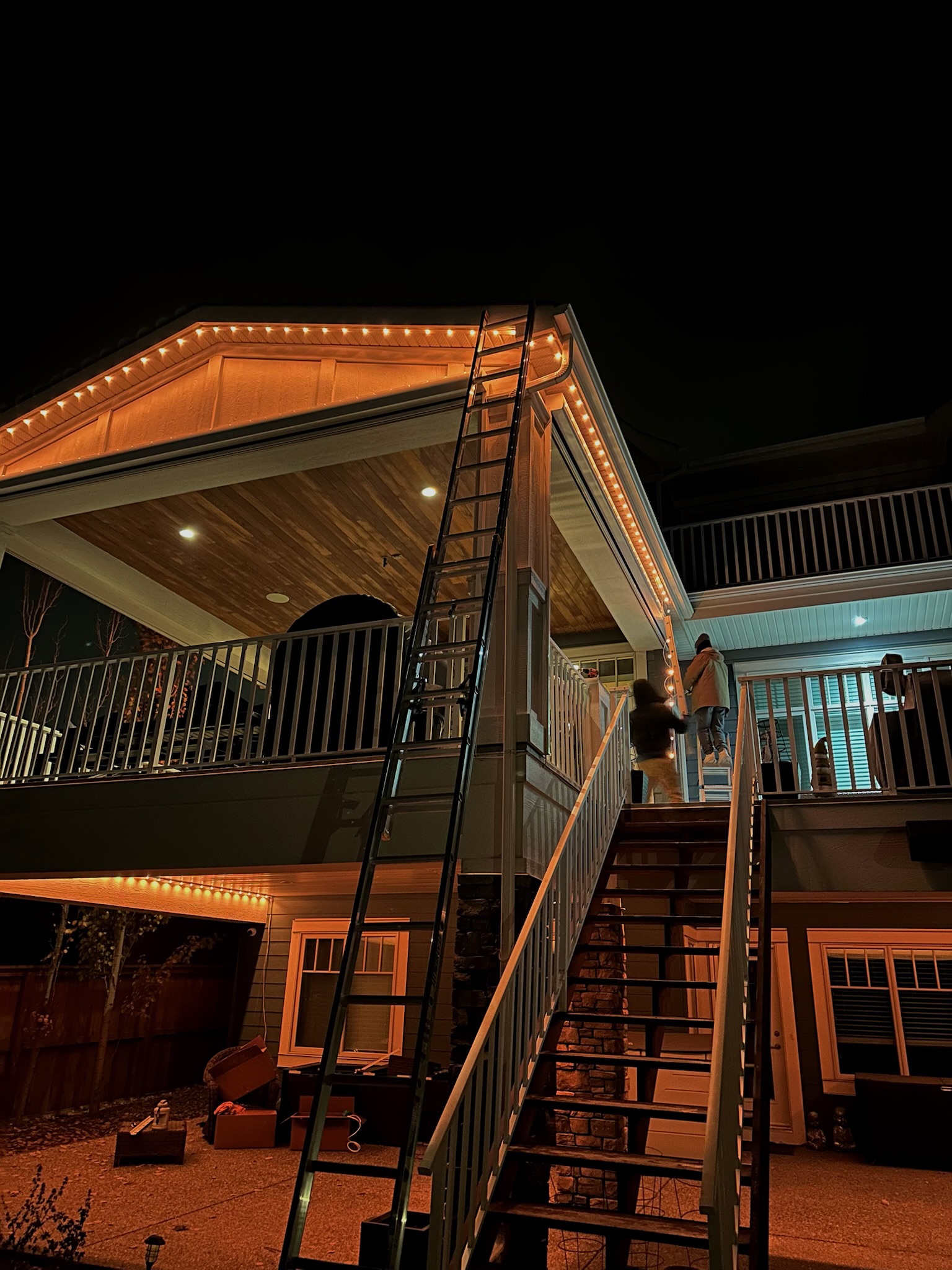 Permanent holiday lighting installation in Calgary – year-round LED by Lior Lighting